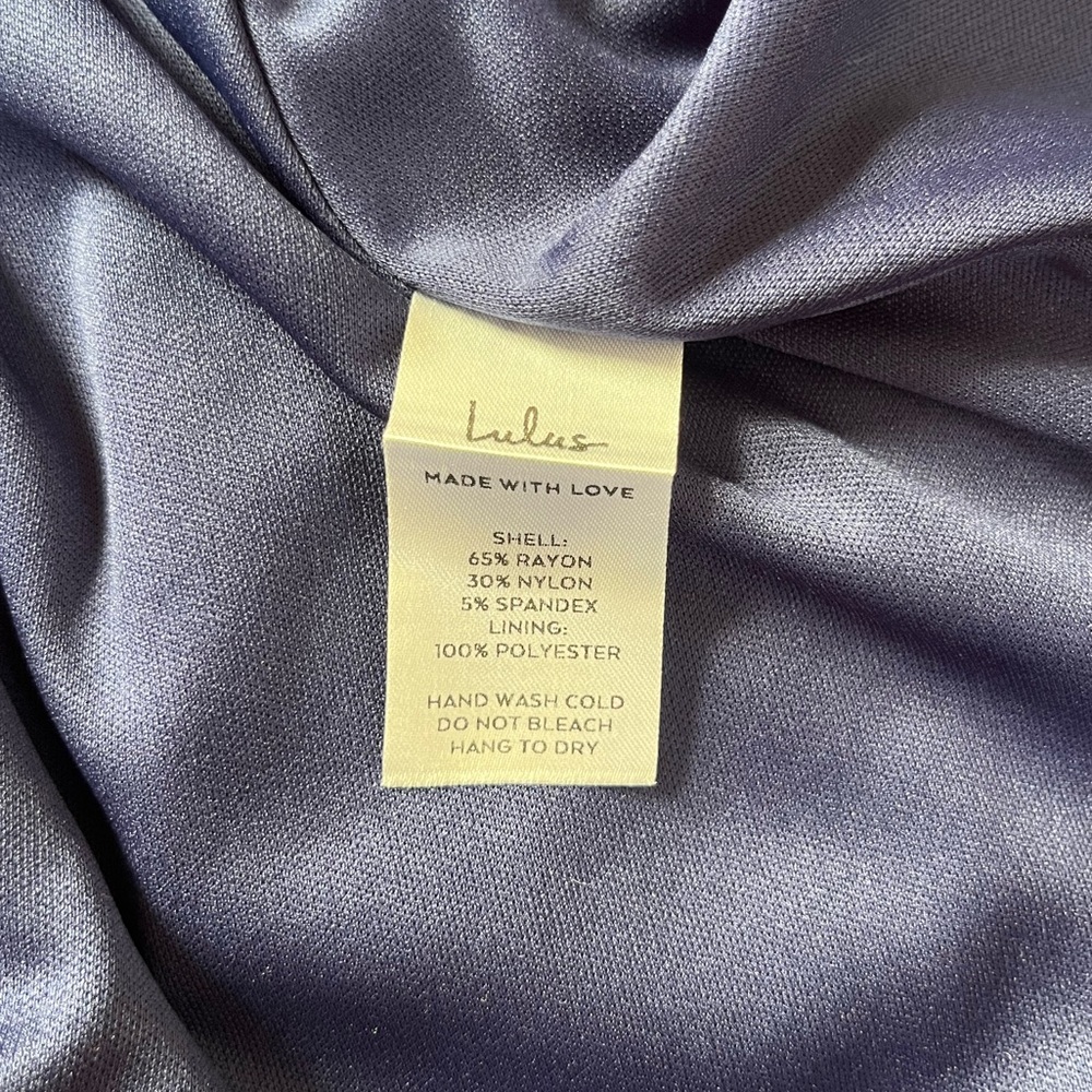 NWT Lulus Forever Crush Navy Blue Strappy Sleeveless Skater Dress - Picture 6 of 10